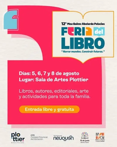 12ª Feria del Libro, Narrar mundos. Construir futuros”
